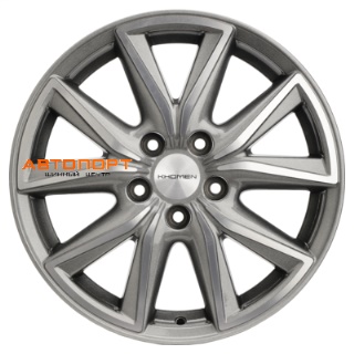 Khomen Wheels KHW1706 G-Silver-FP(к71+)