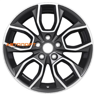 Khomen Wheels KHW1713 Black-FP(к71+)