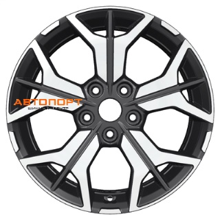 Khomen Wheels KHW1715 Black-FP(к71+)